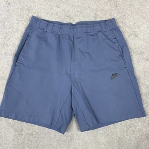 Nike Tech Fleece Shorts Mens XL Blue Sportswear Gym Workout Athleisure